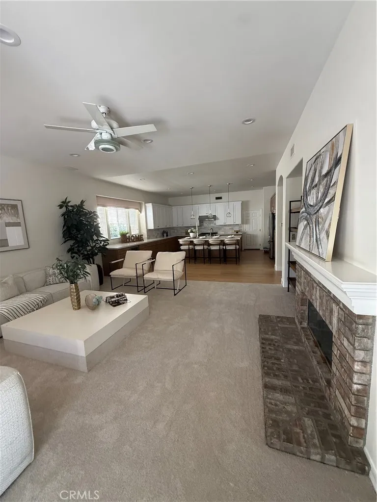 Family Room and Kitchen