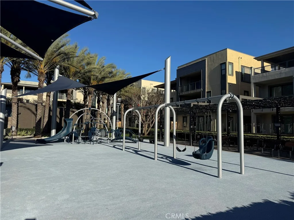Swing sets at the children playground