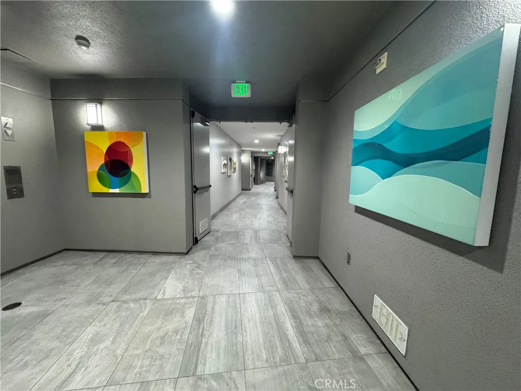 Tile flooring on all levels of the building.