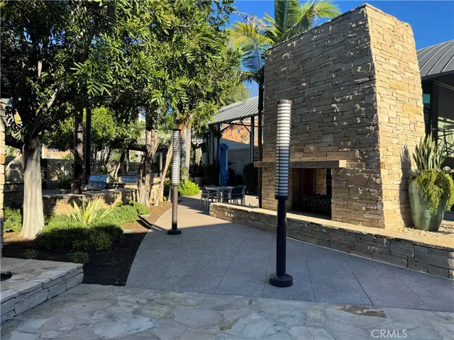Fire pit for residents use