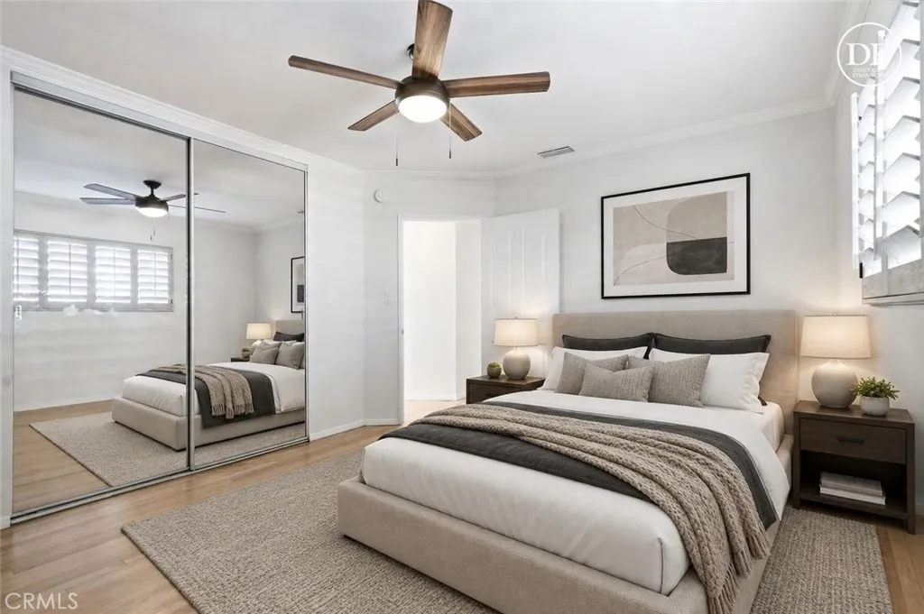 Virtually staged bedroom no 2
