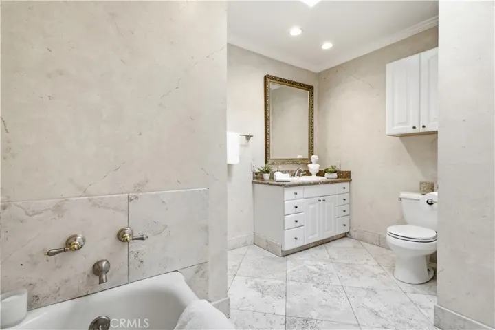 Hallway bathroom