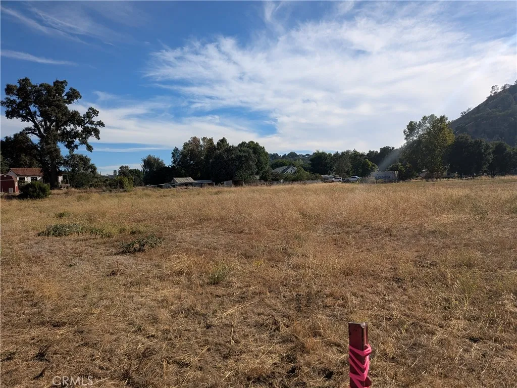 View looking onto the property from the rear right property marker.