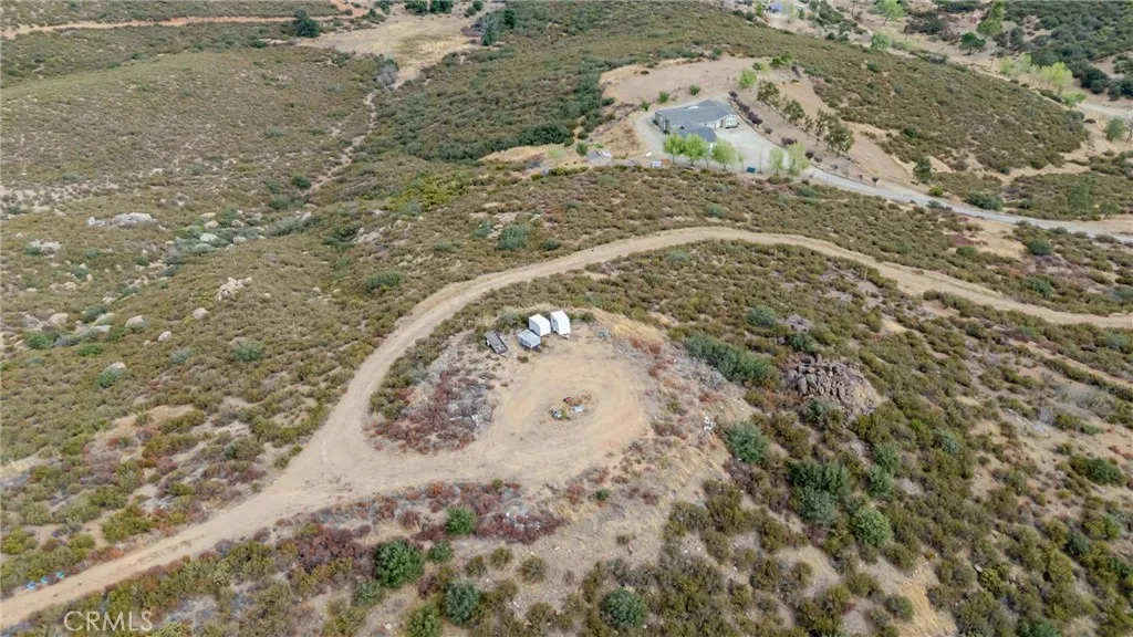 Aerial - 4 cleared areas - building potential - buyer to verify