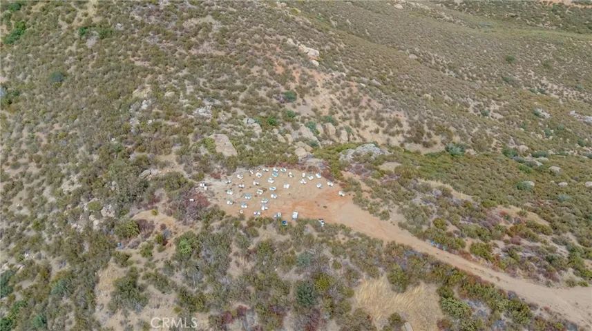 Aerial - 4 cleared areas building potential - buyer to verify