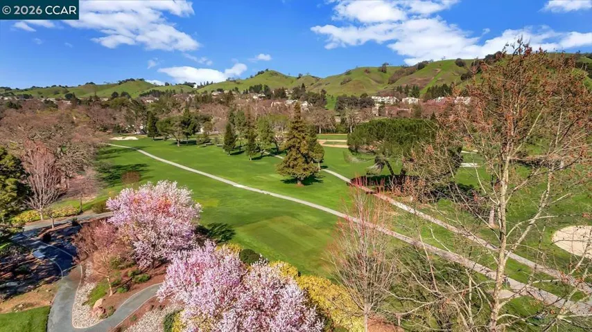 Overhead of Rossmoor Golf Course