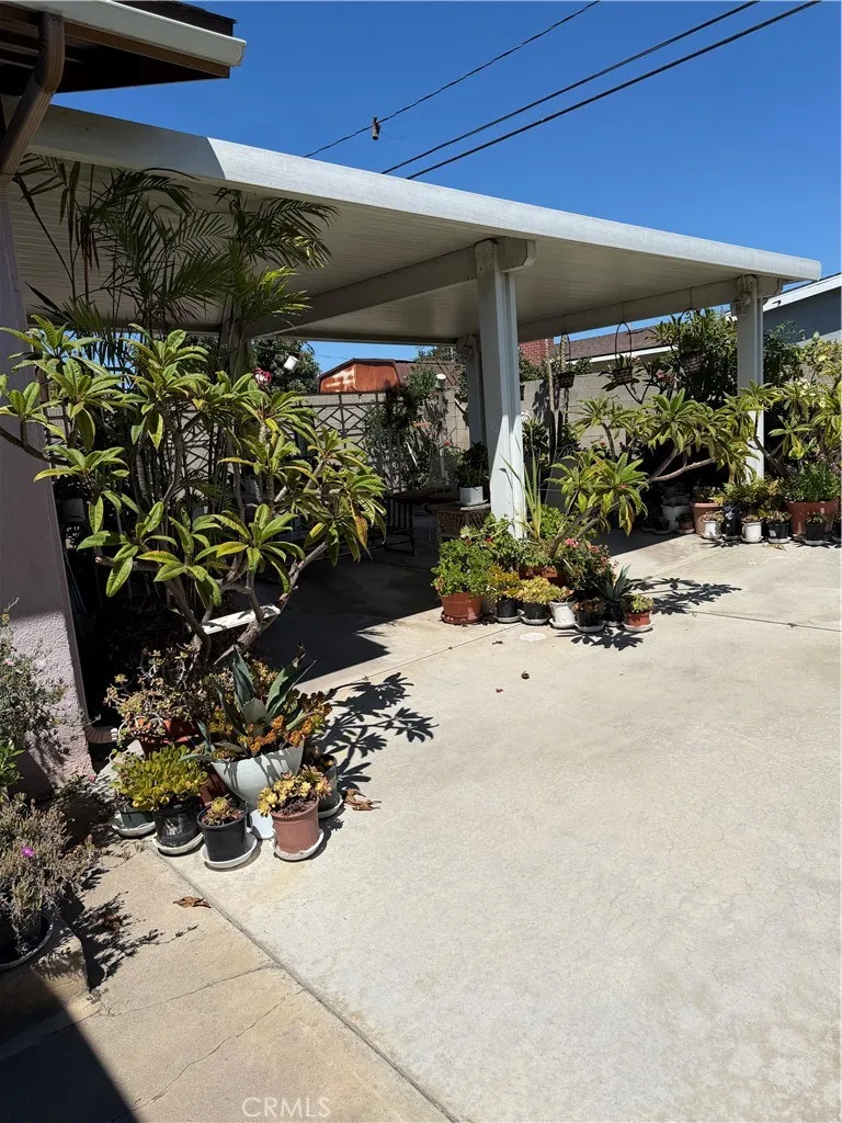 Covered patio