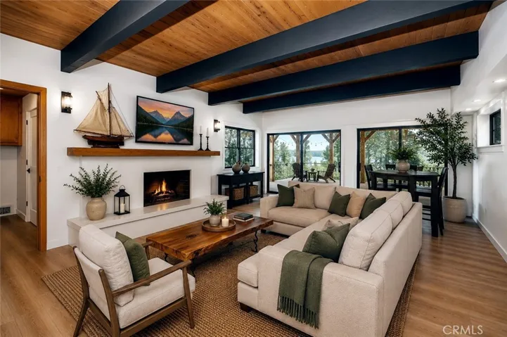 Family Room 
Virtually staged (sofa, decor)