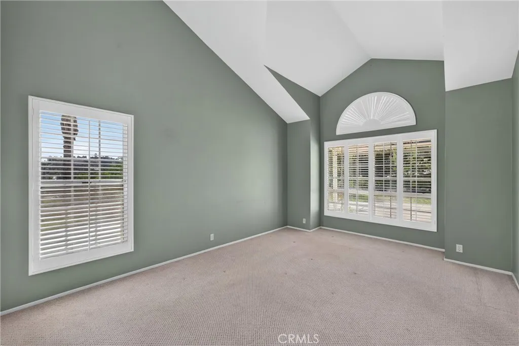 Formal Living room with dining area attached.