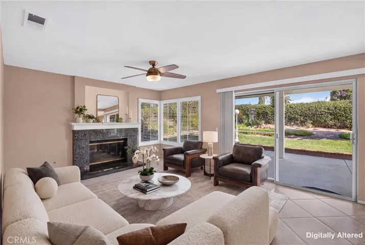 Virtually Staged Family Room