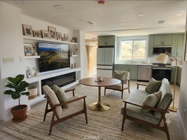 AI ENHANCED FURNISHED LIVING ROOM