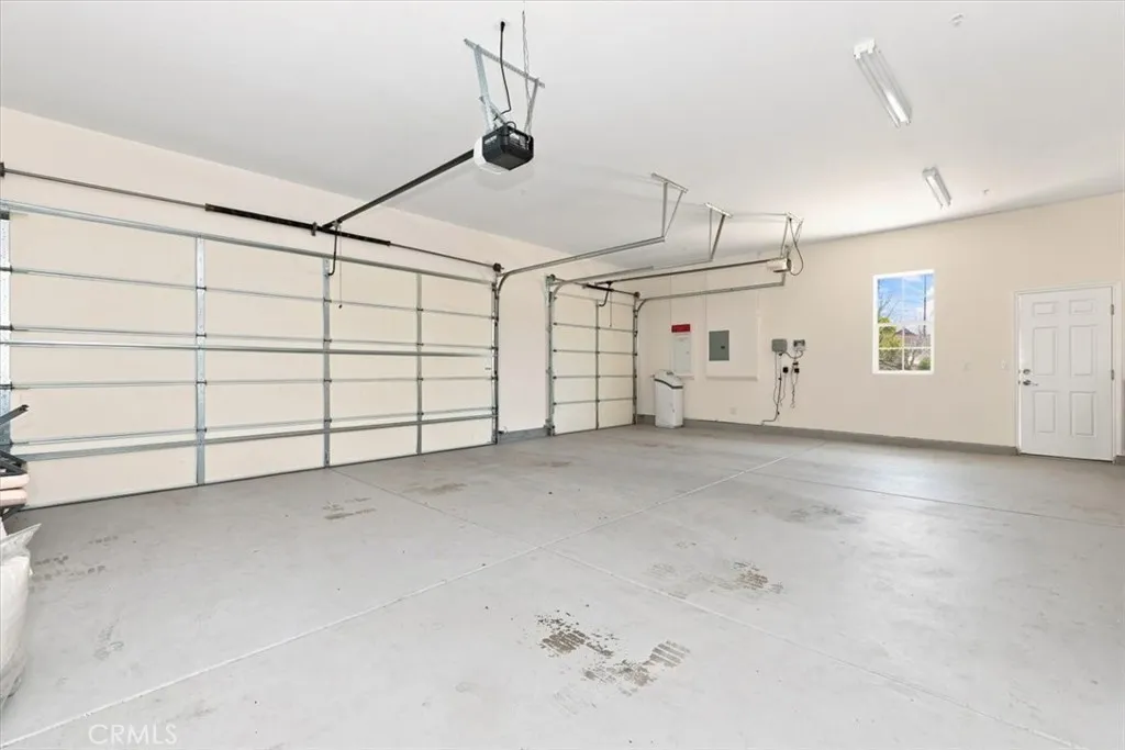 Three car garage, two separate doors