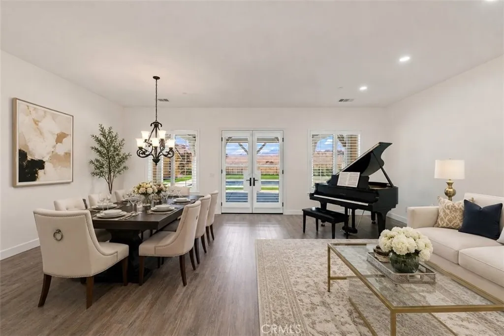 Virtually enhanced-formal living and dining