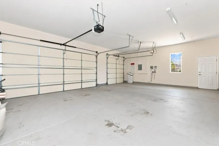 Three car garage, two separate doors