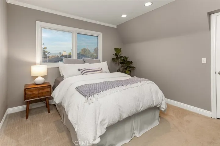 The second bedroom has a walk-in closet.