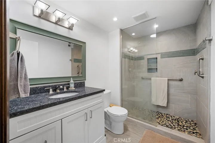 Hallway bathroom