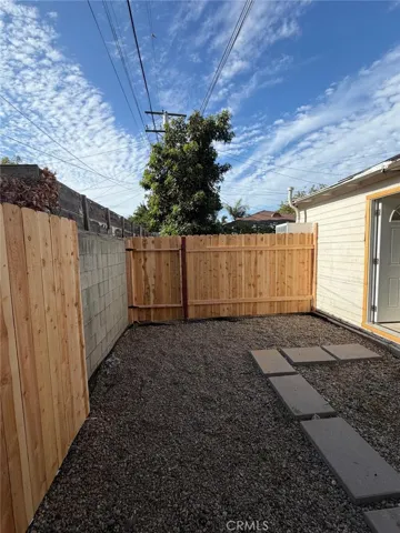 Back house patio