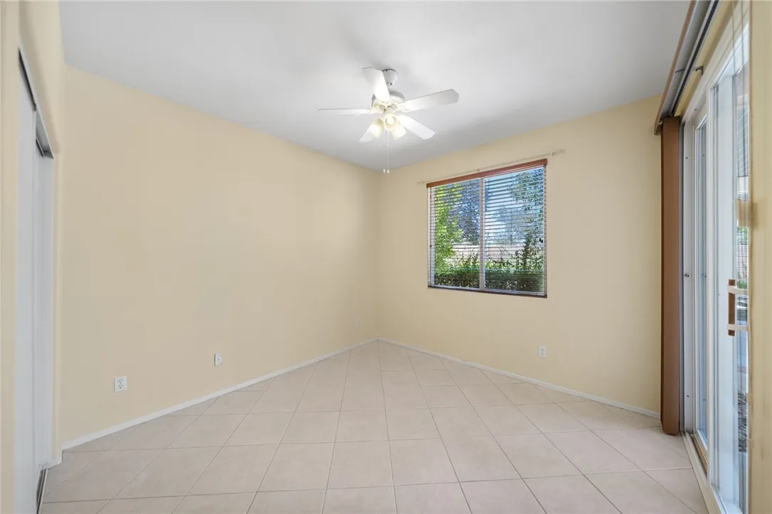 Bedroom #2 with tile flooring Bedroom #2 with tile flooring
