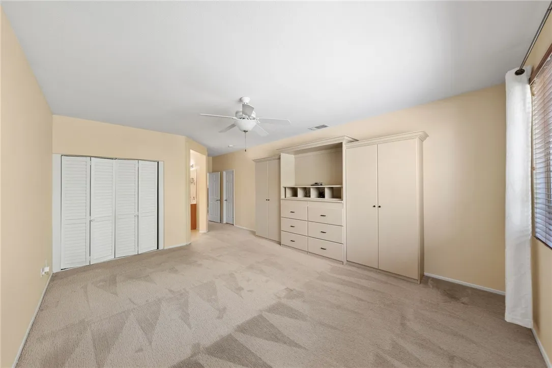 Primary suite built in custom cabinet Primary suite built in custom cabinet