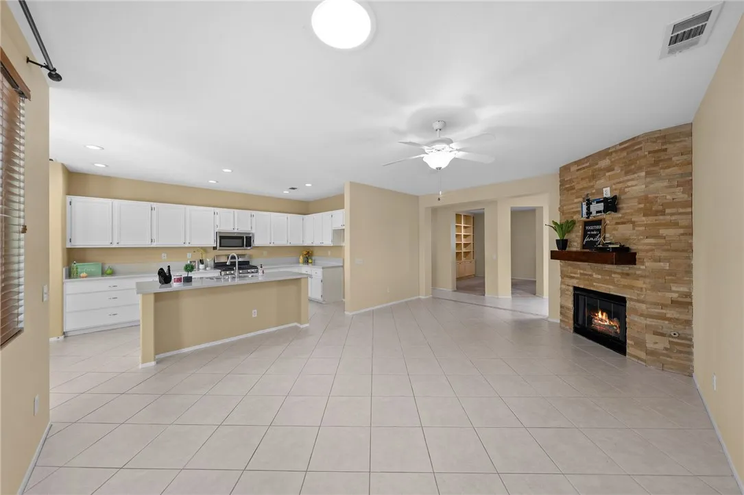 Family room open to kitchen Family room open to kitchen