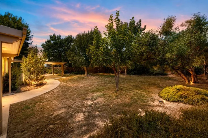 Large rear yard -
.26 acre