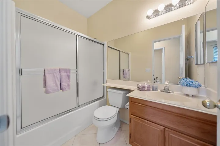 Guest bathroom #2 with tile floors