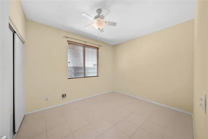 Bedroom #3 with tile floors