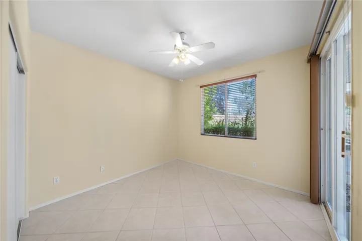 Bedroom #2 with tile flooring