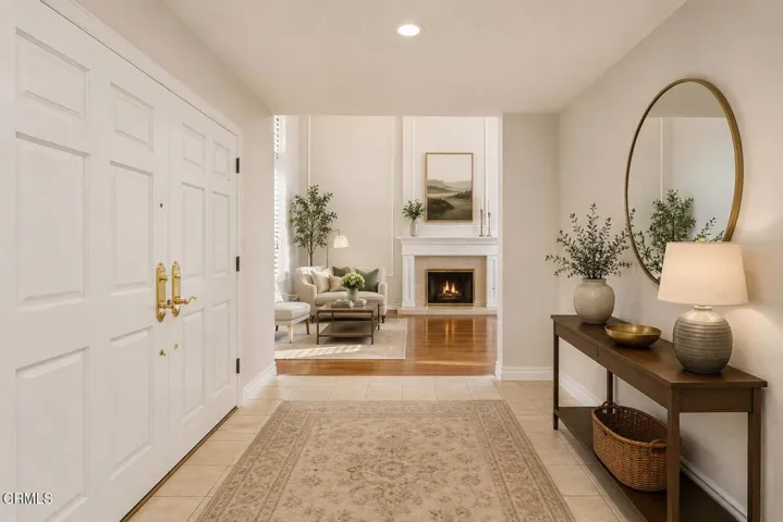 Entry Hall Virtually Staged