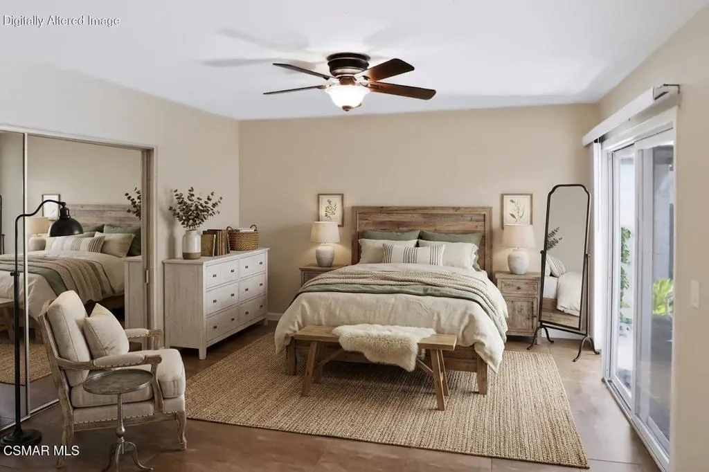 Virtual Staged primary bedroom Virtual Staged primary bedroom