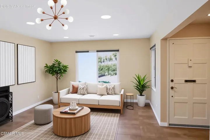 Virtual Staged Living Room