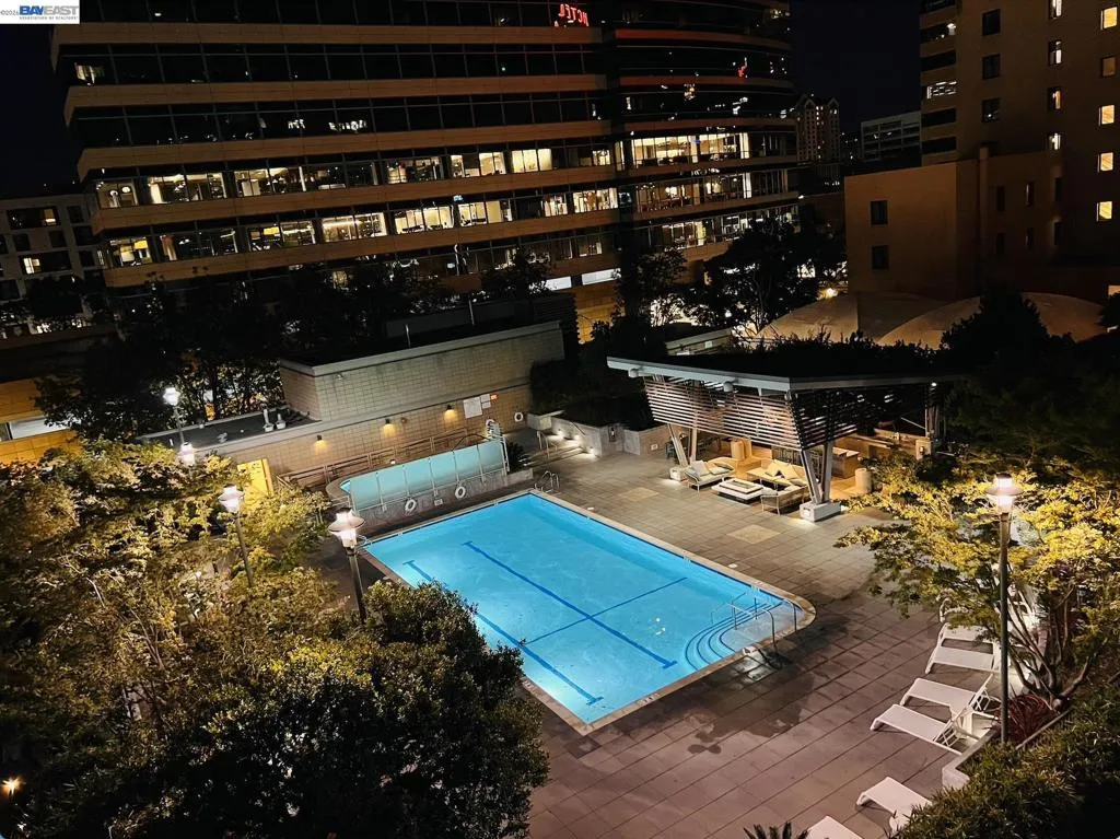 Overlooking the Pool from Window