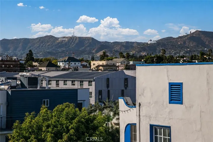View of the infamous landmark Hollywood Sign and Griffith Observatory