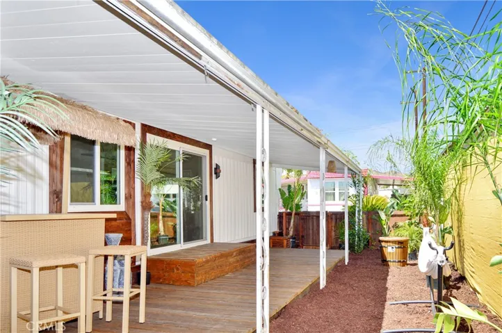 Another View of this Tropical Oasis and Large Covered Deck