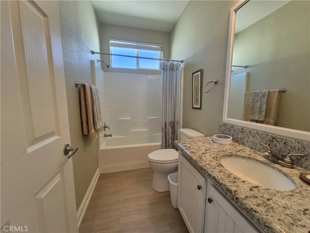 Guest bathroom with tub and shower. Guest bathroom with tub and shower.
