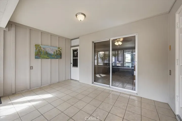 Enclosed patio