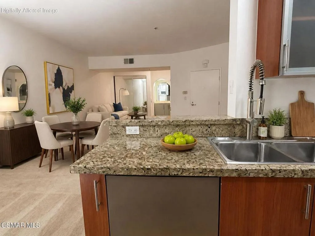 Kitchen to living room ai staged Kitchen to living room ai staged