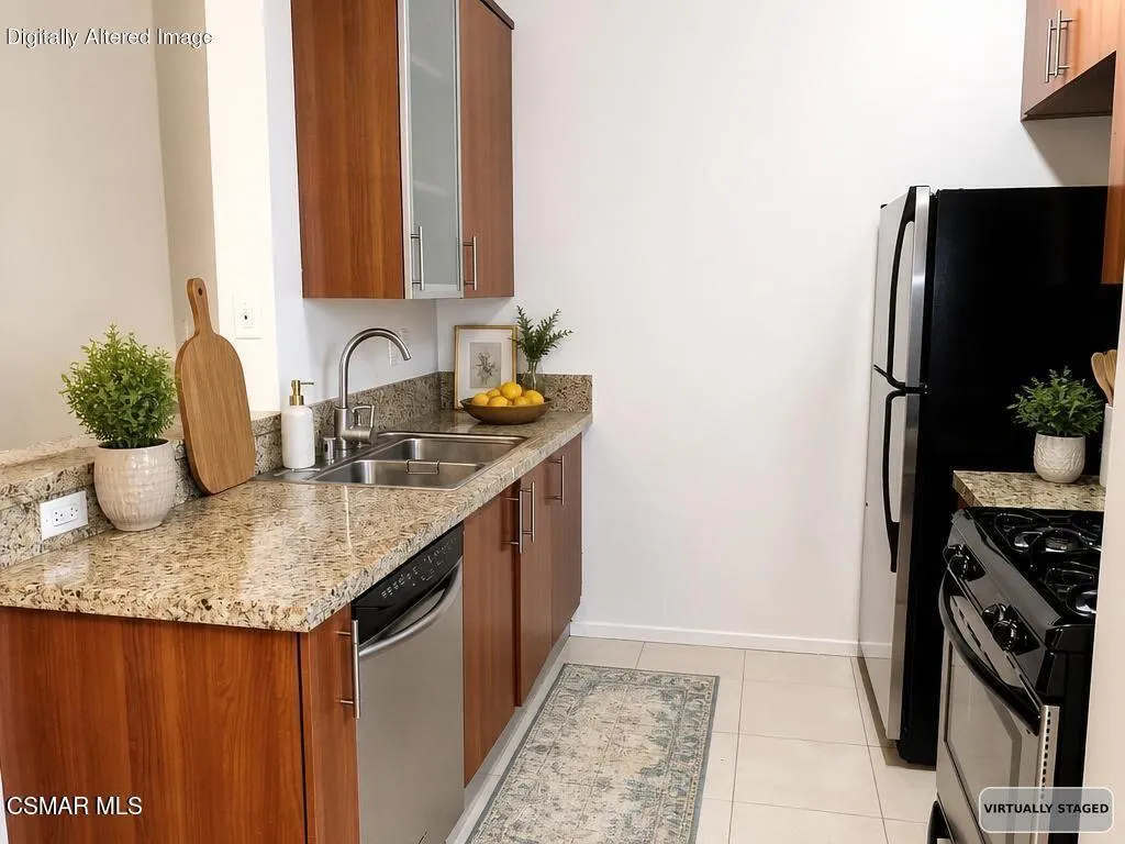 Kitchen staged Kitchen staged