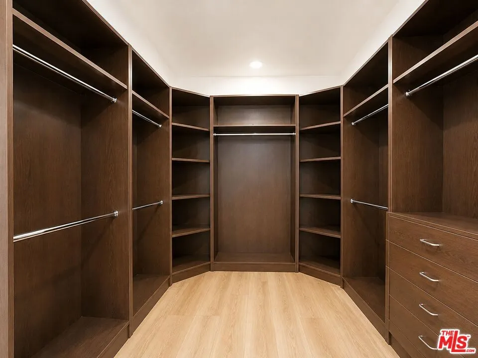 Primary closet