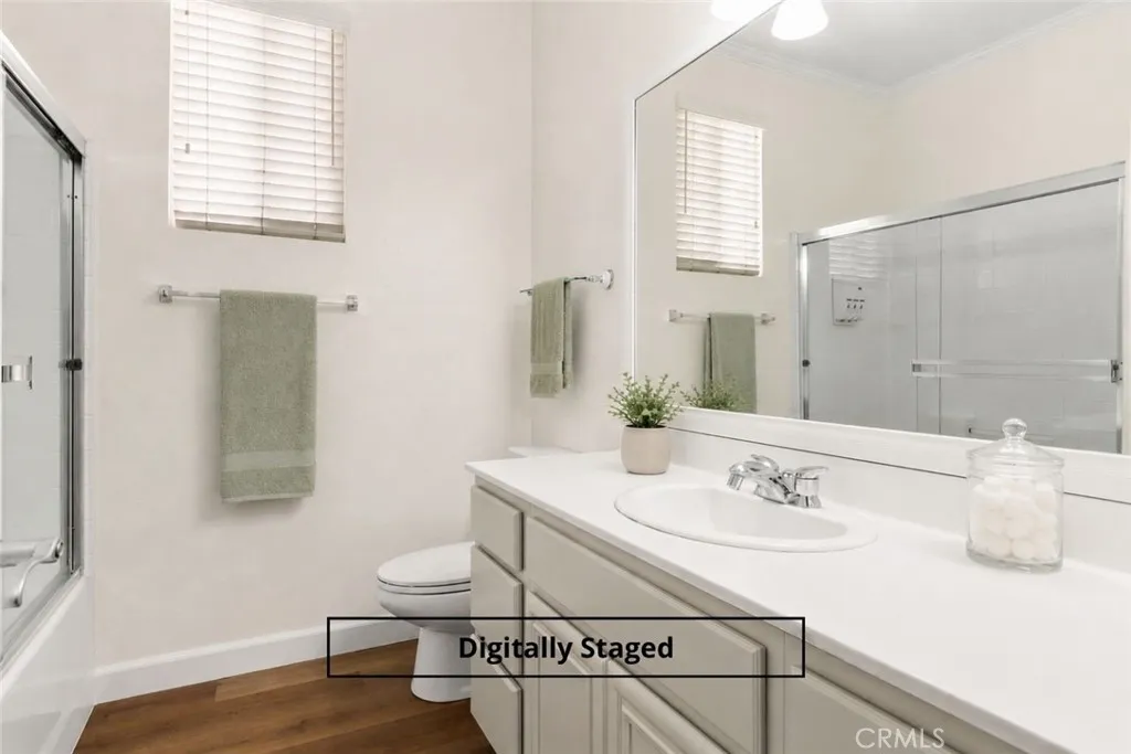 Guest bath is a generous size with plenty of natural light Guest bath is a generous size with plenty of natural light
