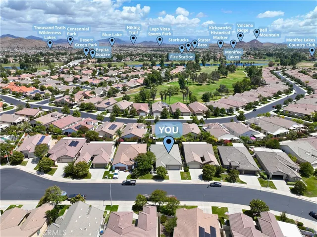 Menifee has all the conveniences close by - grocery, nature, and shopping