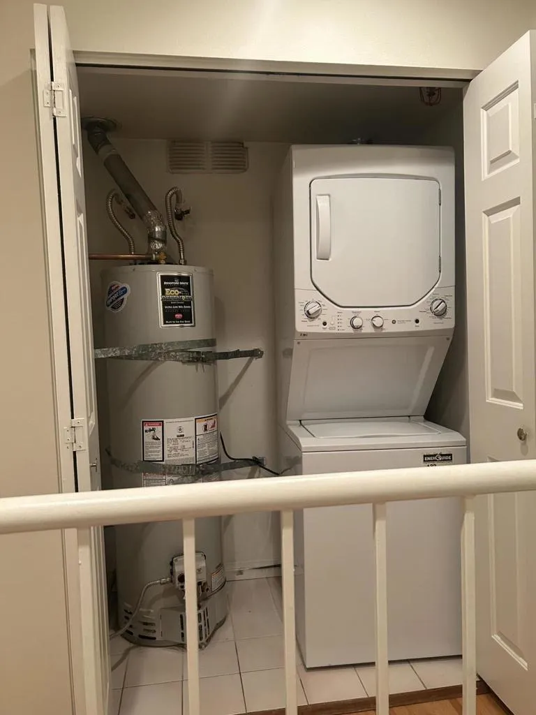 Laundry closet Laundry closet