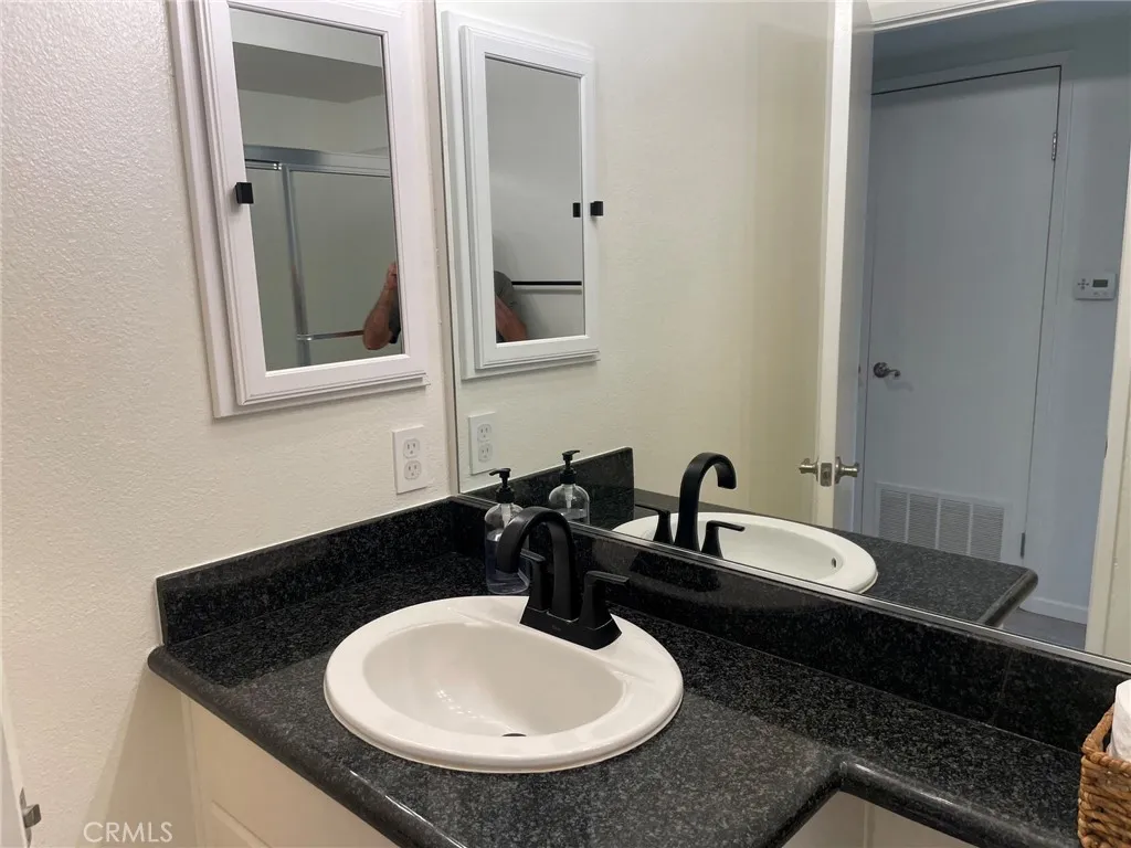 Upgraded vanity in bathroom Upgraded vanity in bathroom
