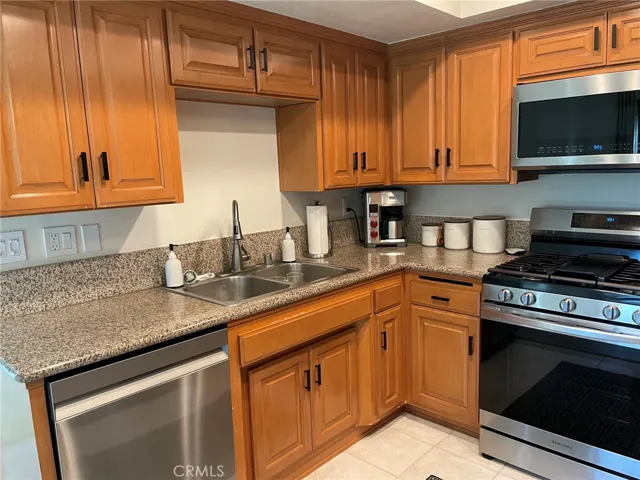 Kitchen with granite counter top