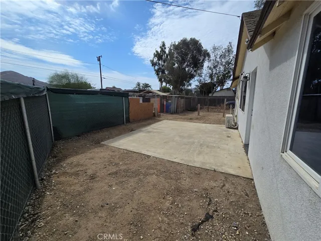Front patio area