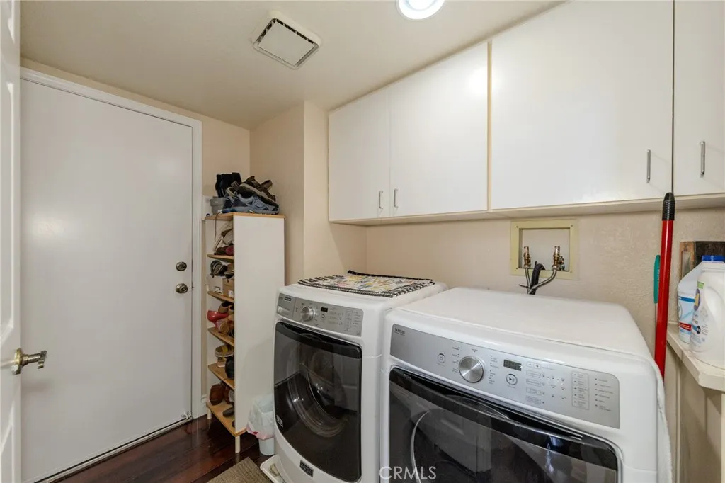 Inside laundry room on main floor.