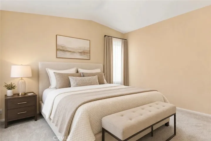 AI-enhanced to illustrate potential furnishings, décor, and room use