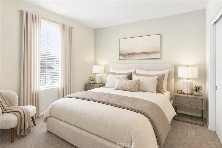 AI-enhanced to illustrate potential furnishings, décor, and room use