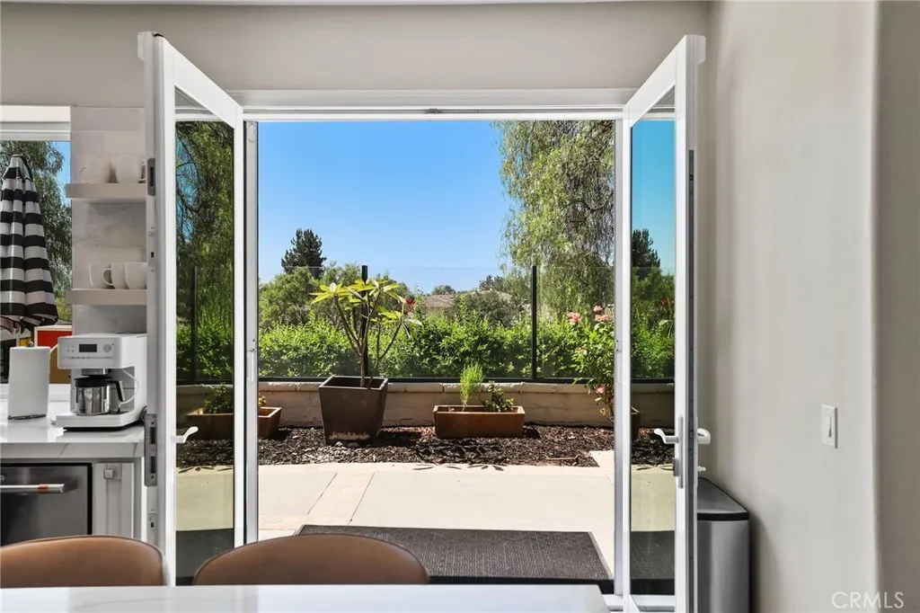 Double french Doors open onto Back Patio Double french Doors open onto Back Patio