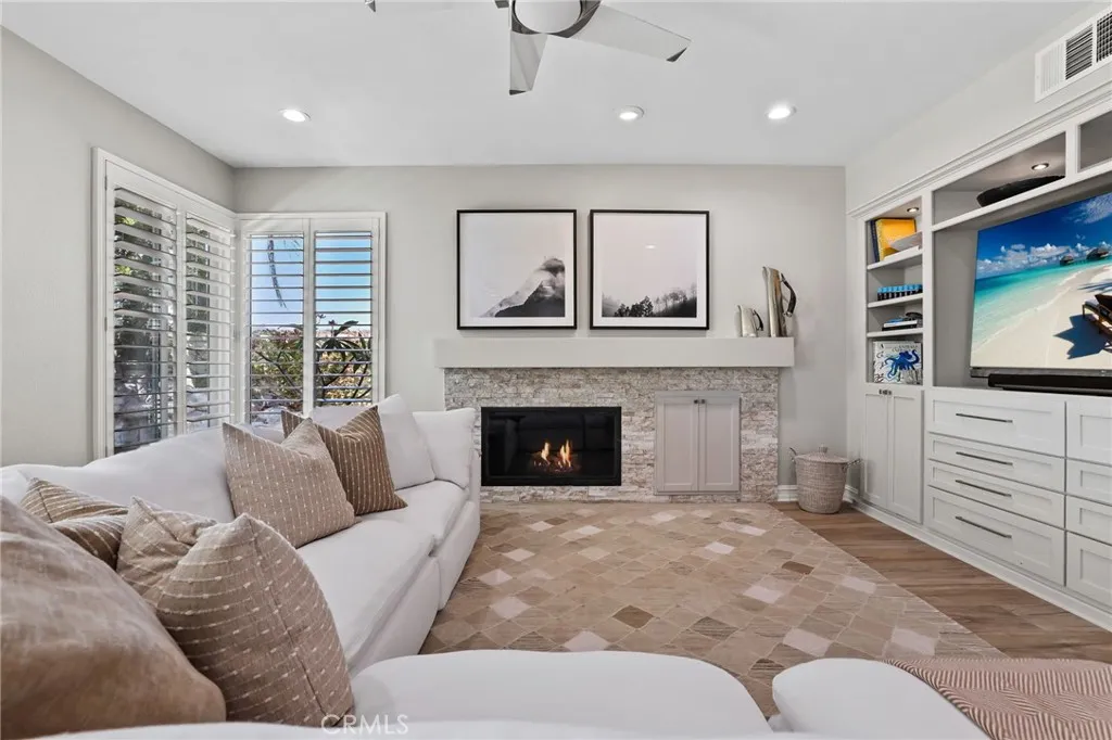 Enjoy a cozy evening relaxing by the fireplace while watching your favorite movie. Enjoy a cozy evening relaxing by the fireplace while watching your favorite movie.